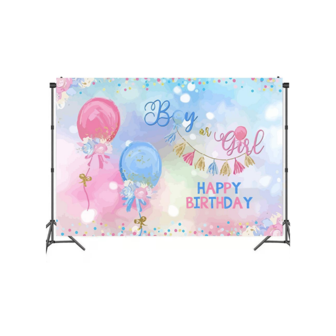 Happy Birthday 5x7 Backdrop